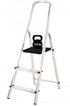 MYPRO ® PREMIUM LINE Folding Step Ladder, 3-8 Steps Ladder, Multi-Purpose Stepladder, Indoor/Outdoor step, Lightweight, Portable, Platform Ladders For Kitchen Home Garden (8-Step) (3-Step-125)