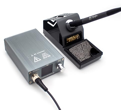 LeTkingok Station de Soudage à Affichage Numérique T12-X Plus pour La Plate-Forme de Soudage à Température Intelligente de Réparation de Téléphone, Outils de Reprise de Carte PCB BGA