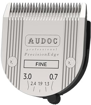 AUDOC Animal 5-in-1 verstellbare feine Klinge, Schnittlänge 0,7–3 mm, kompatibel mit Wahl/Moser Arco, Bravura, Chromado, Creativa, Figura und Motion, 1 Stück