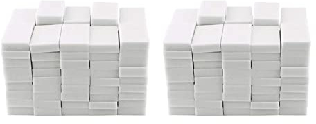 KEALLANS Gomma Magica per la Pulizia delle Spugne, Pulizia della Schiuma di Pulitore per Pubblicità Domestica per Cucina, Mobili, Automobili, Pelle (confezione da 100)