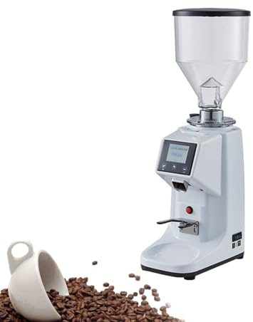 Molinillo De Café Eléctrico Profesional De 250 W, Molinillo De Café Con Control Táctil, Tolva De Gran Capacidad, Temporizador Digital Y Control Táctil Para Cafeterías Y El Hogar(Black750g)