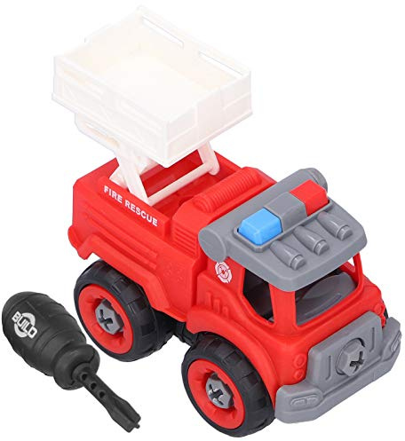 SIXRUN Modello di Carrello Elevatore Fai-da-te Veicolo da Costruzione Giocattolo Educativo Smontabile per Bambini Dai 3 Anni in su Plastica 1 unità ((Carrello elevatore))