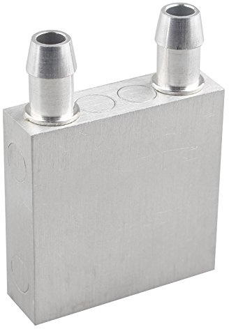 HALJIA wassergekühlte Kühlkörper Kühler 40 * 40 * 12 mm Aluminium Wasser Liquid Cooling Modul Teller für CPU Halbleiter