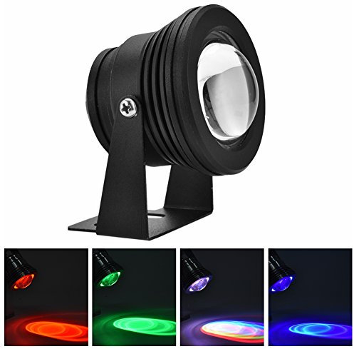 VBESTLIFE Luce Subacquea Luci Sommergibili a LED,Luce Subacquea con Telecomando RGB LED Luci per Piscina del Raggruppamento Multicolore Impermeabile Luci LED Laghetto Illuminazione(Nero)