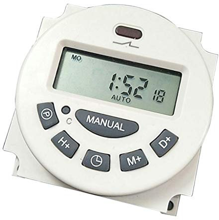 HomeDecTime Minuterie Numérique Prise Programmable Digitale Programmateur Journalier Hebdomadaire pour Appareils Electroménager