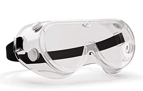 Manissa Safety Goggles, Sealed, Anti-Fog (Pack of 10 Pieces)