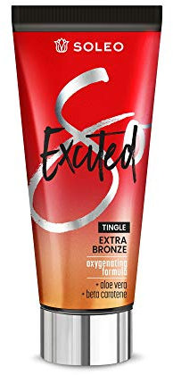 Soleo Excited Strong Tingle Sunbed Tanning Bronzer (150 ml)