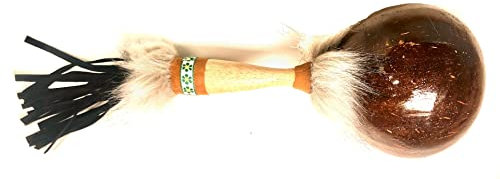 Shaman Maraca – Regenwald Kokosnuss Hexe Arzt Tribal Ritual Shaker Zeremonielle Rassel