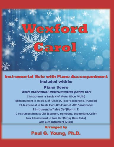 Wexford Carol: Instrumental Solo with Piano Accompaniment (Christmas Instrumental Solos with Piano Collection)