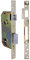 Amig - Serratura da incasso per porte in legno | Con palettone di chiusura | Frontale e supporto a bordo quadrato | Entrata 50 mm | Serratura reversibile | Acciaio | Dorato | 270 mm