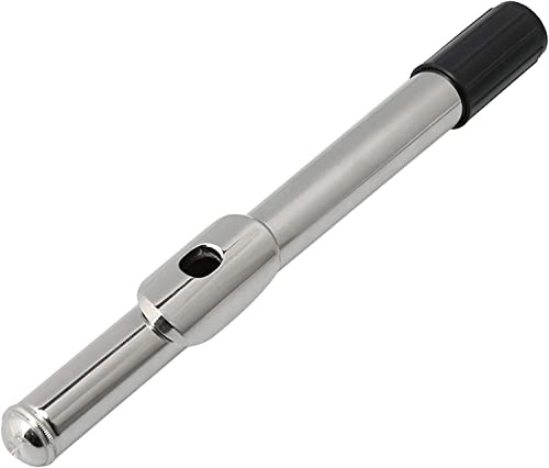 TUOREN 20mm Flute Head Joint Mouthpiece Straight Headjoint Instrument Accessories Flutes Repair Parts Silver