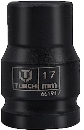 XRMXF Llave de vaso de fuerza de 3/4 pulgadas/llaves de impacto dentadas/tuerca de impacto/tuerca de fuerza de 12 cantos (17 mm)