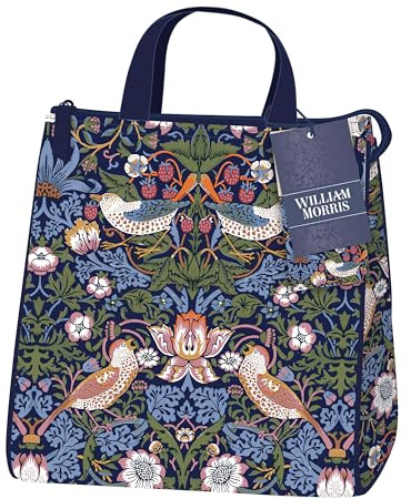 William Morris Strawberry Thief Insulated Lunch Bag, Height Approx 24cm Width 23cm from Portico Designs