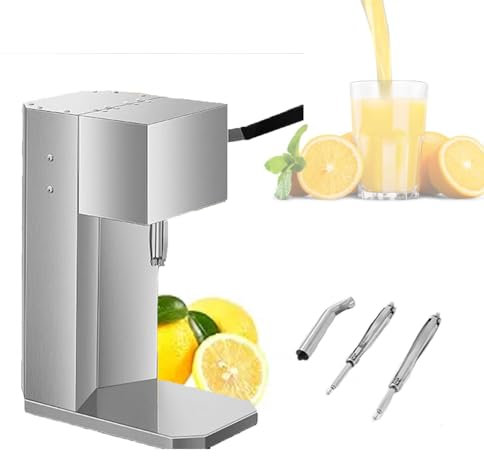 Ostreemaner Exprimidor De Cítricos Eléctrico,Exprimidor De Frutas Exprimidor De Limón,Palanca Giratoria,Limpieza Extraíble Impermeable,Adecuado para Naranja,Limón Y Pomelo,Control De Pulpa