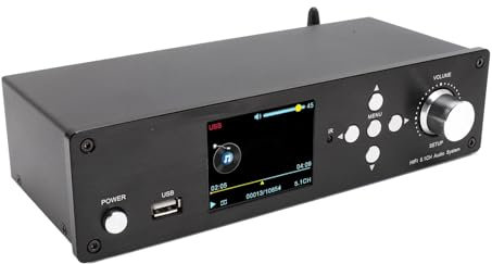 Decodificador de Sonido Envolvente de 5.1 Canales, Convertidor de Decodificador de Sonido Digital, 192 Khz/32 bit, HDCP 2.2, 4K@30 Hz HDMI, de Audio y Vídeo Analógico