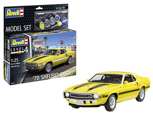 Revell - Kit de modelo 70 Shelby Mustang GT500