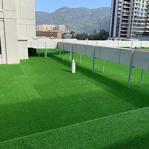 Synthetischer Kunstrasen, Anti-Shedding-Kunstrasenmatte für den Außenbereich, zuschneidbarer DIY-Kunstrasenteppich für Balkon, Küche und Hinterhof, 2 cm dick (Farbe: Grün, Größe: 60 x 120 c