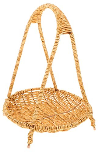 MERRYHAPY Fruit Bowl Banana Hanger Woven Storage Baskets for Shelves Kitchen Countertop Organizer