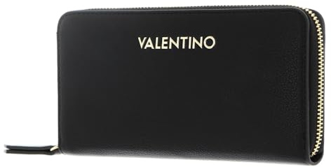 Valentino Arcadia Large Zip Around Wallet Nero