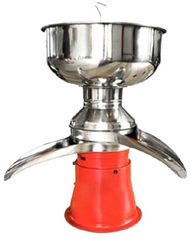 MhWrughts Milk Cream Separator, 50L/H Centrifugal Machine, 304 Stainless Steel Milk Skimmer with 5L Bowl Capacity, Perfect for Dairy Farm Family