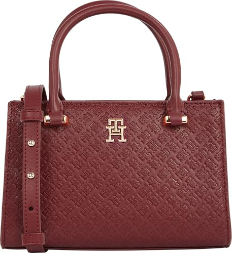 Tommy Hilfiger Monogram Mini Tote Bag With Removable Crossbody Strap Umhängetasche