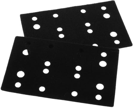 VOSAREA 2pcs Soft Sanding Disc Pads for Scratch Prevention Polishing Cushion for Pneumatic Sander Easy Replacement Cleaning for Car Detailing and Household Tasks