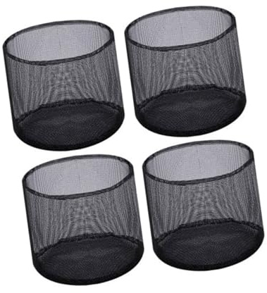 Qsvbeeqj Lot de 4 pots de plantes pour étang Aquatics - Réutilisables - En tissu - Pots carrés / ronds - Pour plantes aquatiques - Sacs de culture