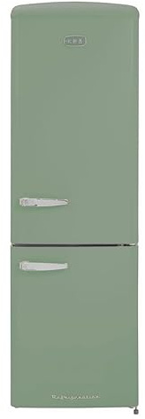 Florence Meadow 330L 60/40 Freestanding Fridge Freezer – Class D Energy Rated, Frost Free, Adjustable Storage, Stylish Meadow Design, Modern Kitchen Appliance