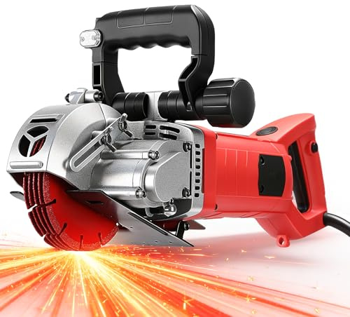 GEARPASS 4200W Electric Wall Grooving Machine, 1.6 Inch Concrete Cutter