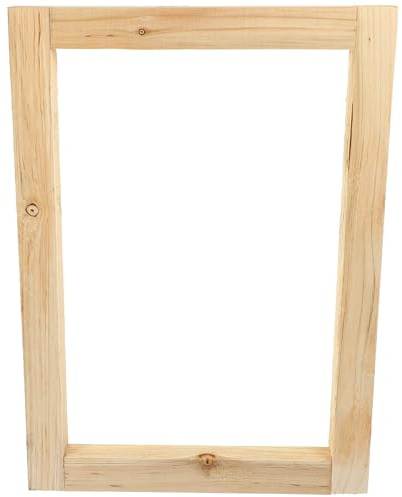 Gadpiparty Holz Siebdruckrahmen für Selbstgemacht Kunsthandwerk Stabile und Wiederverwendbare Siebdruck Starterrahmen mit Exquisiter Verarbeitung für Stoffdruck und Kreative Projekte