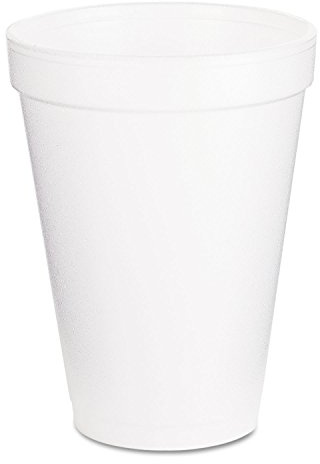 DART 12J16 12 oz Foam Cup (Case of 1000), white