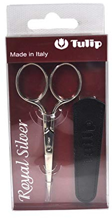 Tulip quality yarn cutting scissors Royal Silver TIS-001 (japan import) by TULIP