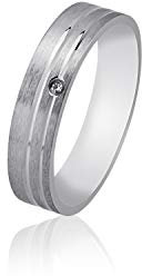 Juwelier Schönschmied - Damen Verlobungsring Ehering Thunder Titan Zirkonia 60 (19.1) T29Dla