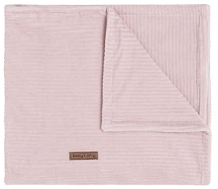 Baby's Only - Babydecke Sense - Kuscheldecke für Babywiege - Baby Decke aus Baumwolle - Für Mädchen - 70x95 cm - Alt Rosa