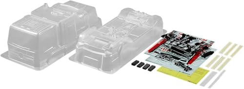 TAMIYA 51654-000 - Kit carrozzeria MB Race Truck Actros MP4, accessorio per auto telecomandata, carrozzeria di ricambio, modello RC