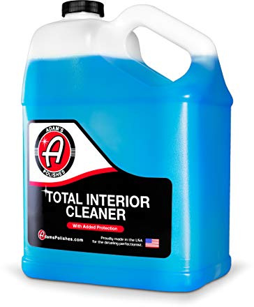 Adam's Polishes Total Interior Cleaner & Protectant, Quick Detailer & SiO2 Protection, Ceramic Infused, Anti-Static, OEM Finish, For Leather, Vinyl, Plastics, Glass & More
