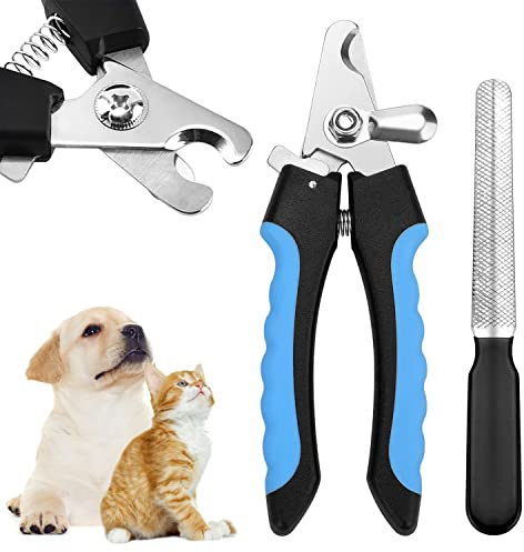 PHIEZC Ciseaux à griffes professionnels en acier inoxydable - Accessoire pour chien, chat - Bonne qualité - Pour l'entretien des griffes des animaux de compagnie et des lapins