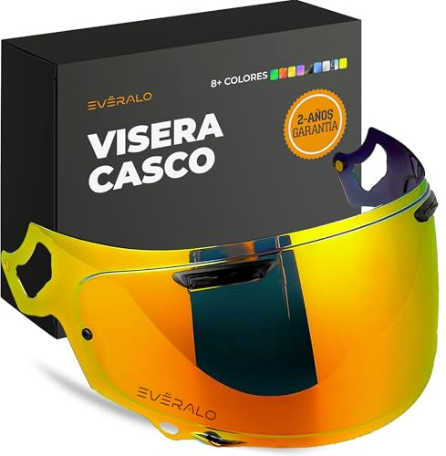 Everalo Helm Visier für Arai Chaser X - Rx7v - Rx7x - Quantic - Vas-v | Kompatibel auch mit Quantum X - Concept X - Concept Xe - Renegade V - Profile V - Qv Pro - Signet X - Defiant X