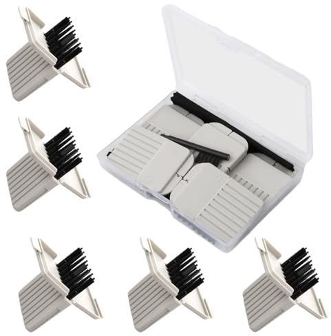 Hörgerätefilter, 5er Set (40 Stück) Cerumenfilter, Ersatzfilter, Reinigungsbürste und Reinigungstuch - Für Widex, Phonak, Resound etc