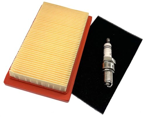 BOOSTI Luftfilter mit Zündkerze für MTD THORX Motoren OHV 35, OHV 45, OHV 55, Honda GXV140, GXV160 Rasenmäher 751-10298