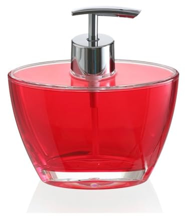 LPOCIKZADEC Soap Dispenser Soap Dispenser, Hand Soap Bottle, Shower Gel Dispenser Bottle, Household Hotel Universal Detergent Dispenser(Red)