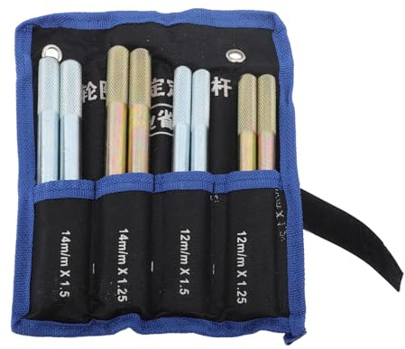 Radbefestigungsschrauben Rad aus Alignment Stifte Rad Bolzenausrichtungsstift mit Geradenem Ende Zum Wechseln von Reifen auf Autos mit Lugschrauben 12 Mm X 1,25 12 Mm X 1,5 14 Mm