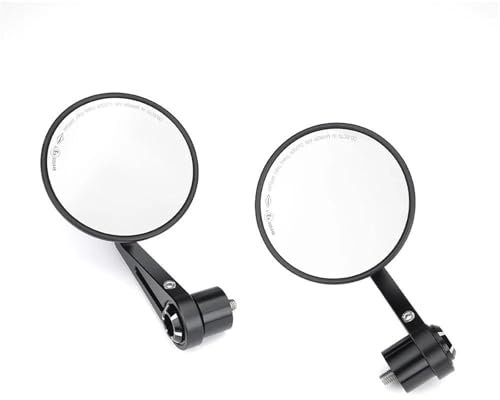 YZCSYBBF Motorrad-Lenkerspiegel Für Kawasaki Z125 Z250 Z300 Z650 Z750 Z800 Z900 Z1000 Motorrad Seitenspiegel Lenkerendenspiegel Rückspiegel(Mirror B2)