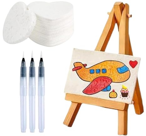 Kit de Pintura Texturizada Mágica | Juego De Pintura con Textura Espumosa | Marcadores de Esponja Manuales para Manualidades, Dibujo, Actividades Escolares y Fiestas