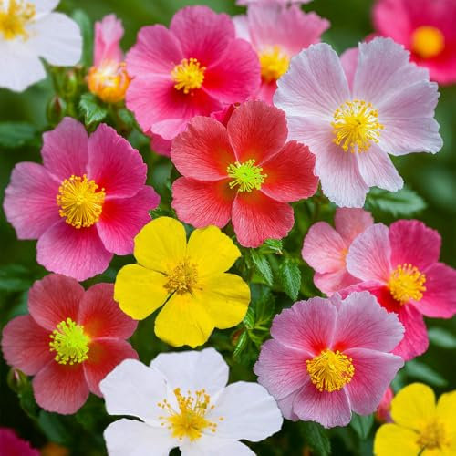 Helianthemum Mutabile Mixed Seeds – Colourful Blooms – Flowers Year After Year –Perennials – for Your Beautiful Garden