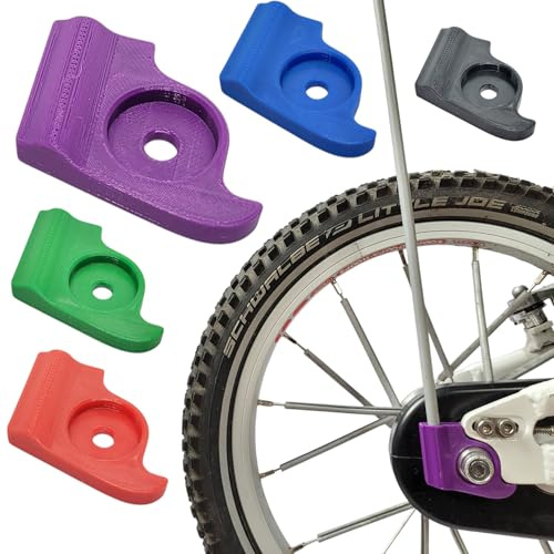 Generisch Wimpel-/Fahnenadapter für Woom 2 / Woom 3 Kinderfahrrad (Lila)