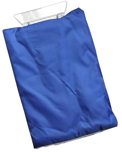 Jlobnyiun Raschiaghiaccio per Vetri Auto, Pala Antigelo Auto con Guanto, Attrezzo Pulente Non Graffiante per Vetri Ghiacciati e Veicoli