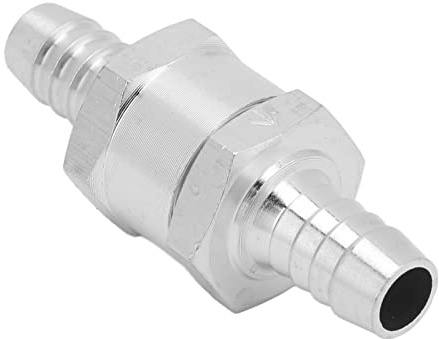 EIMSOAH Clapet Anti-retour Unidirectionnel en Alliage D'aluminium, Anti-retour, Résistant pour le Carburant, L', L', L'eau, pour une Utilisation Universelle (10mm)