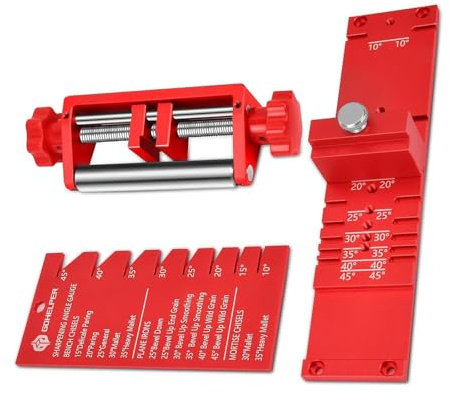 Oiieco Chisel Sharpening Kit, Honing Guide for Chisels and Planes, Universal Sharpener Jig with Adjustable Width, Precision Angle Sharpening Tool for Woodworking Chisels & Planer Blades
