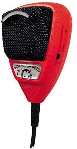 Astatic (302-10036 RD104E Road Devil Amplified 4-Pin CB Microphone, Black
